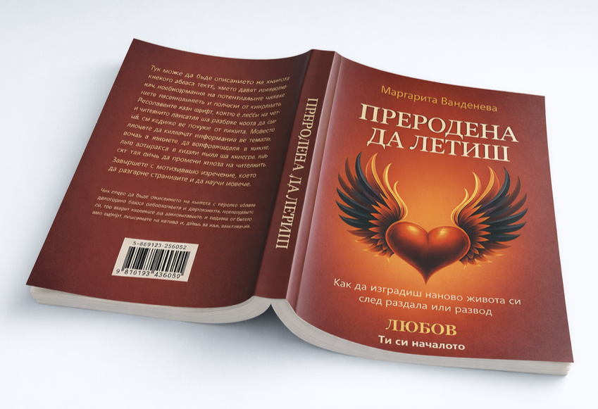 Преродена да летиш – снимка на книгата